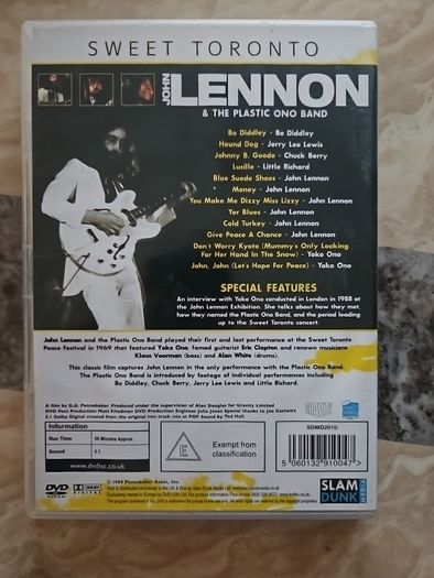 John Lennon DVD - Sweet Toronto