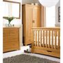 Solid oak cot bed Image 4