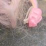 Vintage Rabbit Lady Lovely Locks Pixietails Pink Bunny Pink Hair Pixie Tail Clip Image 3