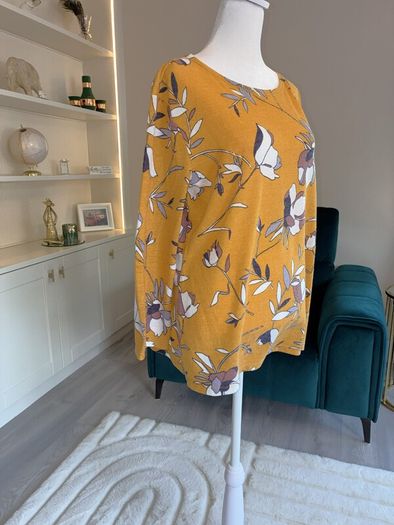 Ladies Mustard Long Sleeved Top from Dunnes Stores UK 12-14 / EU 40-42