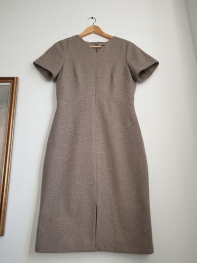 Cos Cashmere/wool Blend Dress Size Uk 10