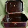 Antique   Wooden Box With Bird And Flowers Image 9