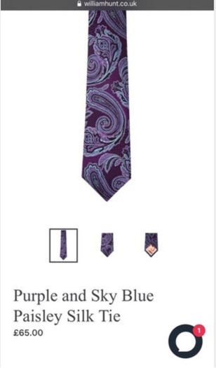 Designer silk ties Michaelis William hunt