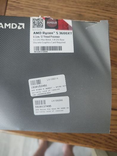 AMD Ryzen 3600xt + 32 GB RAM DDR4 + MSI Carbon WIFI Matherboard