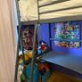 SPECIAL DEAL! Ikea raised / loft bed with desk Image 3