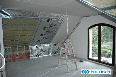 Air tight Attic Insulation Foil Membrane vapour barrier