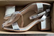 New Silver sandles