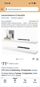 shelves x2