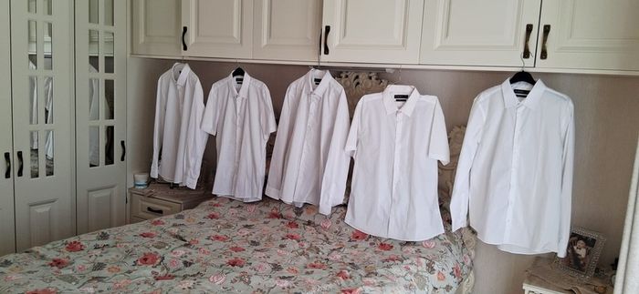 Selection of men's white shirts