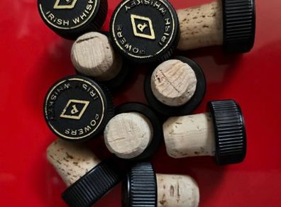 Powers whiskey Hennessy Bottle Stoppers corks