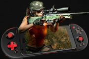 Brand New Bluetooth Game Controller Gamepad With Practical Stretch Joystick Pad, For Galaxy, Htc, Moto, Other Android Smartphones And Tablets, Smart Tv, Set-top Box, Windows Pcs