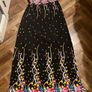Jasmine London Black Halterneck Maxi Dress - Star & Paisley Print - Size L Image 6