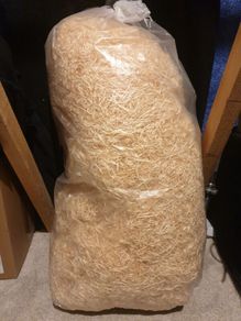 shredded timber packing material