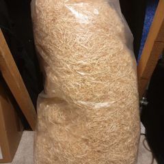 shredded timber packing material