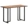 Dining Table 120 cm Rough Mango Wood Image 2