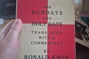 the Epistles and Gospels for Sundays and holy Days by Ronald Knox
