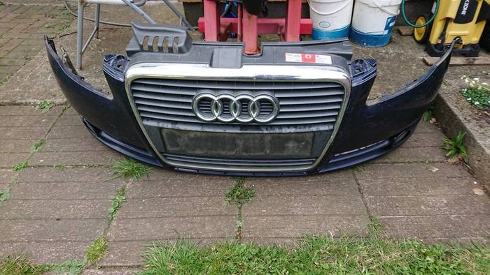 Audi a4 b7 saloon estate sline front bumper grill fog spot lights badges breaking 2.0tdi 6 speed BLB BRE BRD leather seats all parts