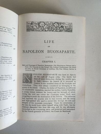 The Life Of Napoleon Buonaparte. By J.g.lockhart. 1909 New Edition. Hardback In Fair Condition.  See Photos For Same.