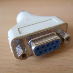 9-pin Serial Port to PS/2 Adapter Adaptor