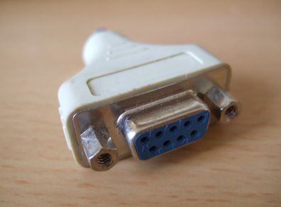 9-pin Serial Port to PS/2 Adapter Adaptor