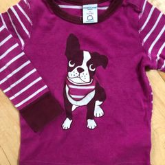 Polarn O Pyret POP pink cotton top 92cm
