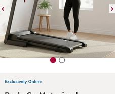 Motorised treadmill