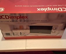 Dimplex 20 Litre 800W Microwave White BRAND NEW