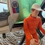 Vintage 1968 Marx Johnny Apollo "Space Crawler" Moonwalker Set Image 6
