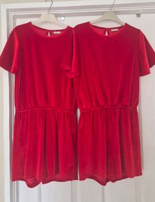 Matching girls cherry red skort dress (2 for sale)