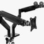 monitor screen dual double mount Image 2