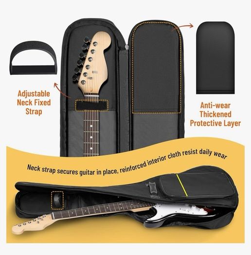 Electric guitar gig bag case fit for fender Stratocaster telecaster ESP IBANEZ JACKSON GIBSON BC rich music man electric guitar parts accessories