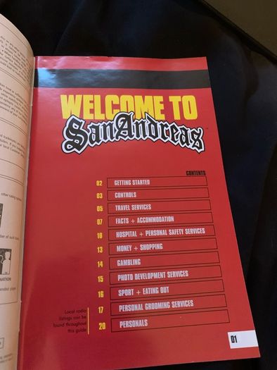 Grand theft auto San Andreas PS2 Game w poster