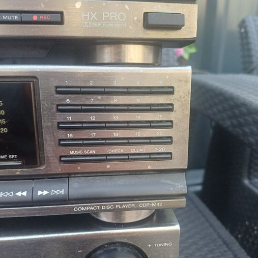 Vintage Hi-Fi Gold Sony flagship Highly sought-after Seperate Component System
