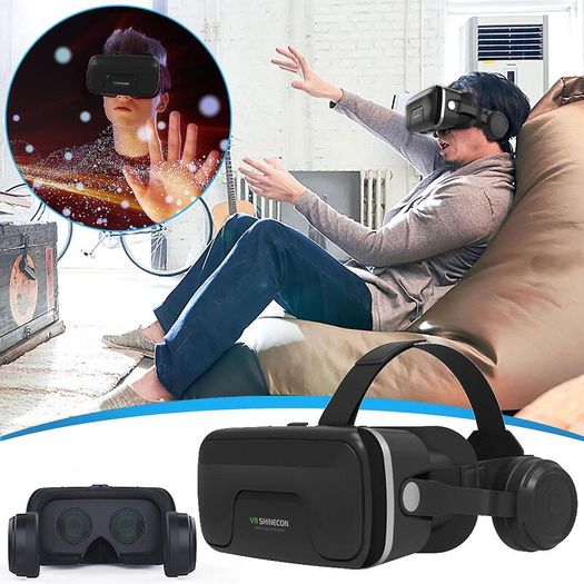 VR Glass Stereo with Headset Virtual reality vr box glasses