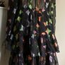 The Kooples Silk Tiered Butterfly Dress Size 1 (Small) Image 3