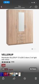 wardrobe with mirror