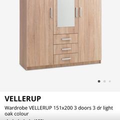 wardrobe with mirror