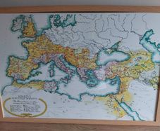 Large Roman Empire Map Poster