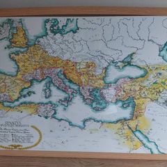 Large Roman Empire Map Poster