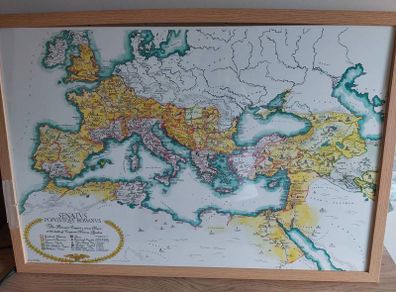 Large Roman Empire Map Poster
