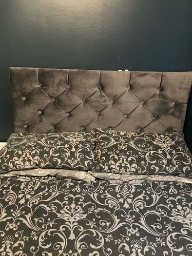 Double Bed  and Headboard and Mattress