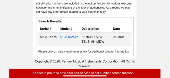 2004 Fender Telecaster