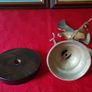 High Quality Shiny Solid Brass Eagle On A Wooden Round Black Plinth Base Image 9