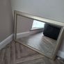 Chrome/gold framed mirror Image 2