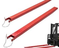 Fork Extensions, 82" Length 4.5" Width, Heavy Duty Carbon Steel Fork Extensions for Forklifts