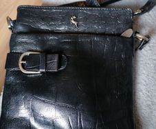 beautiful designer ashwood genuine leather black bag