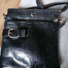 beautiful designer ashwood genuine leather black bag