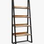 John Lewis ladder bookcase - Oak, metal, industrial style Image 7