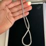 Brand New 925 Sterling Silver Tennis Necklace Image 3