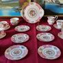 Rare And Vintage 21 Piece Royal Albert Lady Carlyle Bone China Tea Set For 6 Person Setting Made In England Image 4